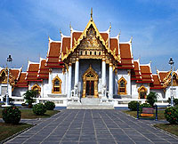 Visit the Wat Benchamabopit in Bangkok